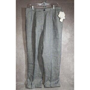 Lauren Ralph Lauren Pants Women's 16W  Navy Houndstooth Lined Pockets